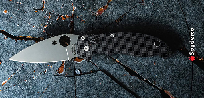 Spyderco Manix 2 MagnaMax Satin Plain Blade Black G10 C101GP2 by Spyderco